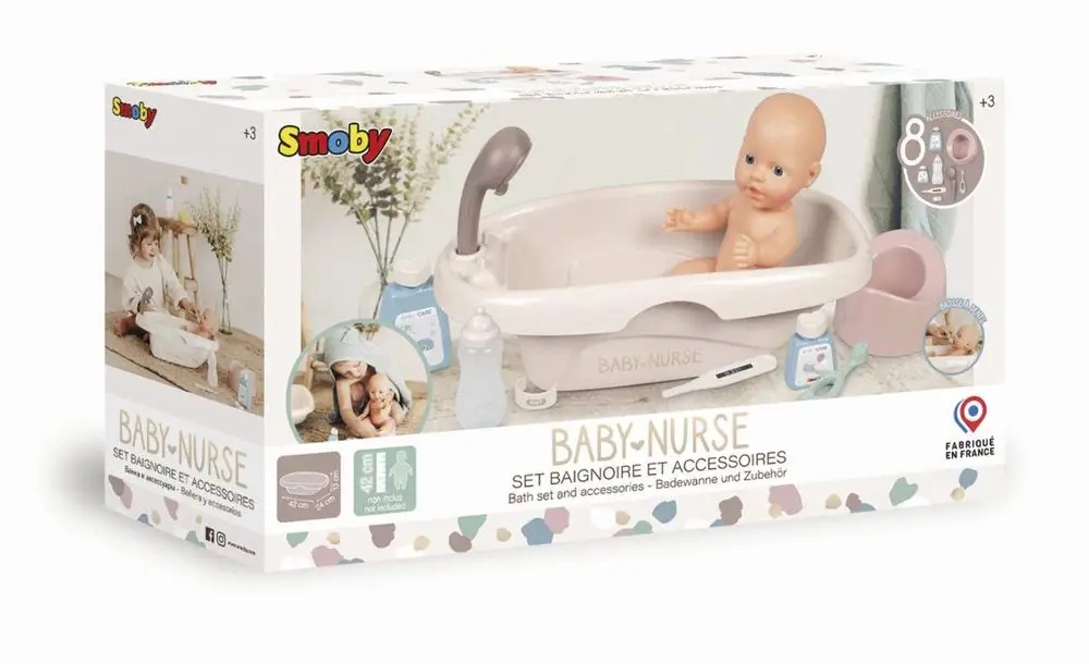 Smoby Baby Nurse kúpeľňová súprava