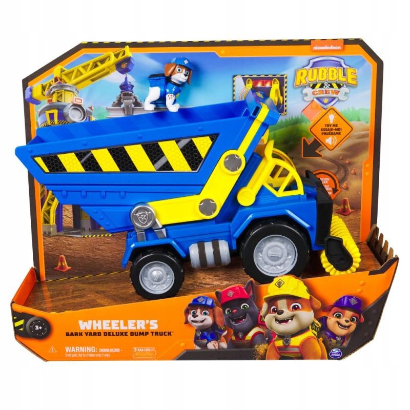 Interaktívne vozidlo Spin Master Rubble & Crew so zvukmi Wheeler