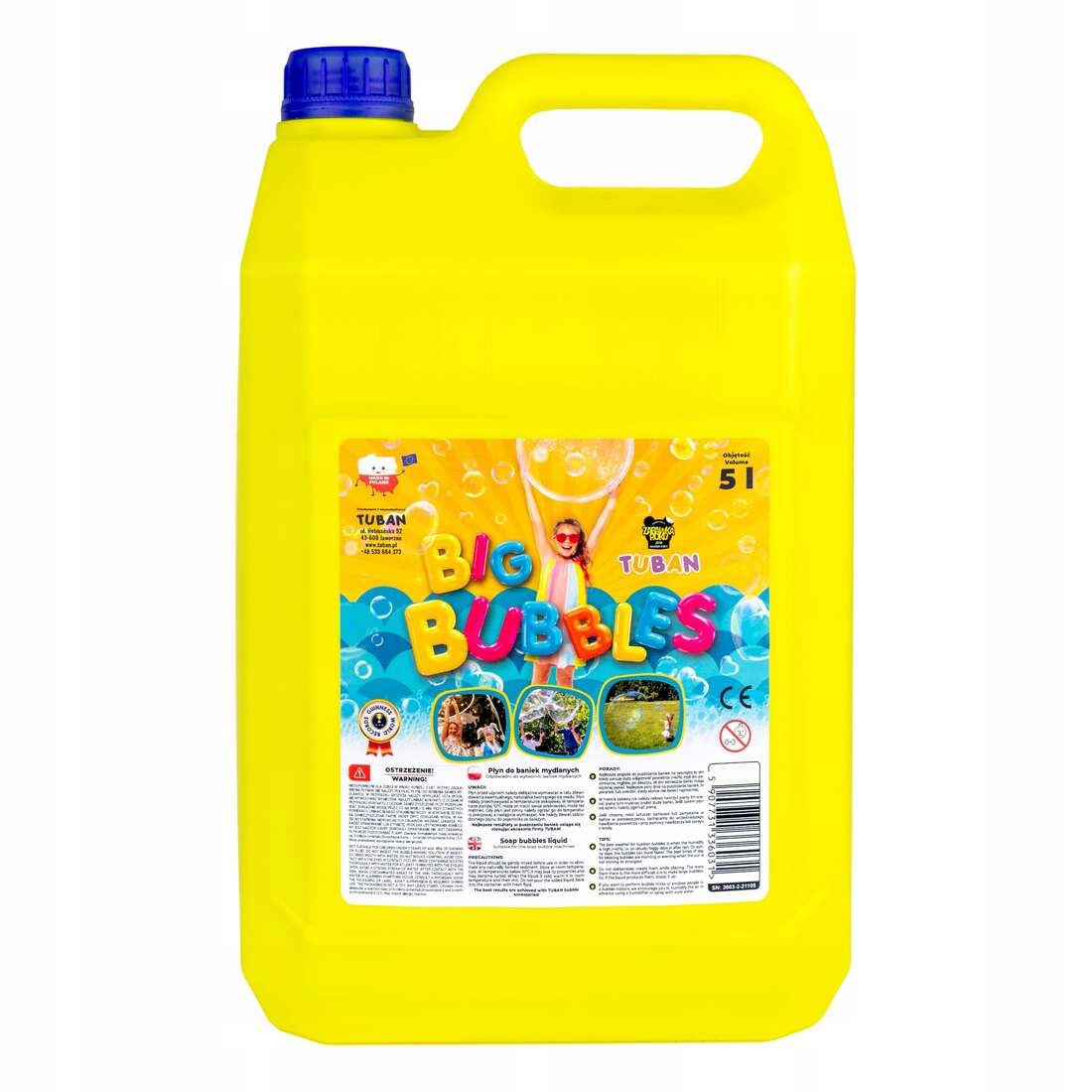Bublinkový roztok Tuban 5000 ml 29 cm x 13 cm