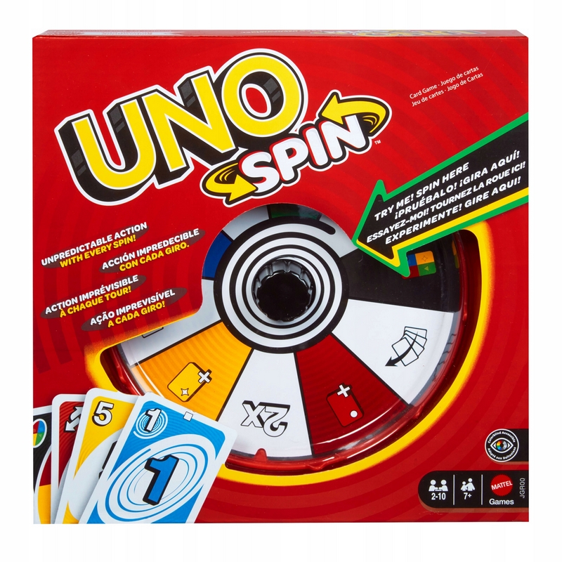 Kartová hra Mattel Games UNO Spin