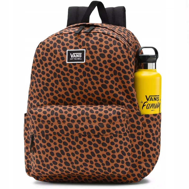 VANS Realm VN0A5I13Z0F1 - Štýlový a praktický plecak s panterkovým vzorom