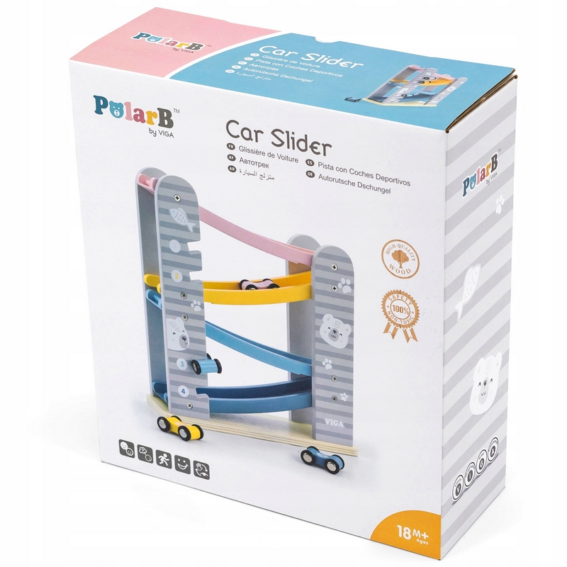Viacfarebná autodráha Viga PolarB 44013