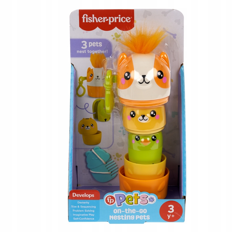 Zvieratká, skladacie figúrky, zvieratká, HXP17, Fisher Price