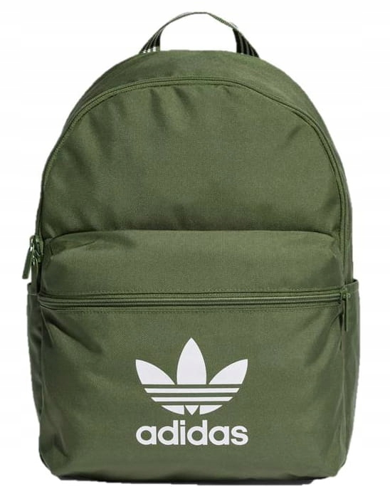 Stylový Batoh Adidas Originals s Viacerými Vreckami - Zelená Farba