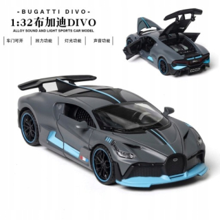 1:32 Bugatti Veyron Divo zliatiny automobilu