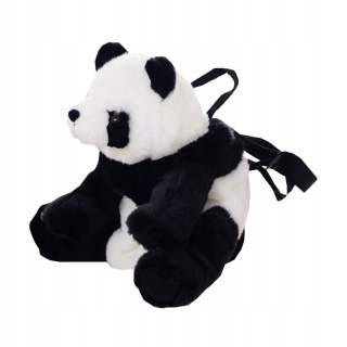 Školský batoh - 1 ks plyšový panda batohový karikatúra panda batoh