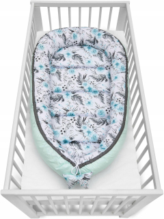 Hniezdo pre bábätko - 100% bavlnená baby swaddle 120x65 cm jukki