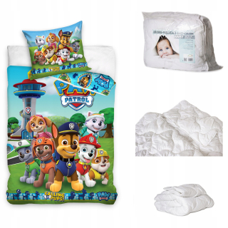 Detský set paplón, vankúš - Posteľná bielizeň 140x200 Frozen Elsa Ice Land Anna