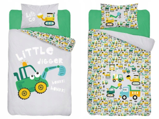 Detský set paplón, vankúš - 100x135 lôžková bielizeň pre Mayo Tractor 3956 a