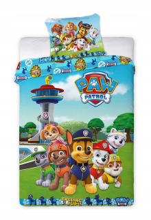 Detský set paplón, vankúš - 100x135 Pes Bedding Paw Patrol Dogs Nakreslené