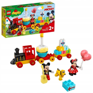 Stavebnica - 10941 Lego Duplo narodeniny vlak Miki a Minnie