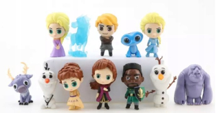 Frozen Elsa - 12 figúrky zo zmrazených 2