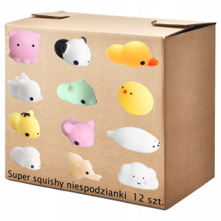 12x Squishy Fidget Grinder Mochi