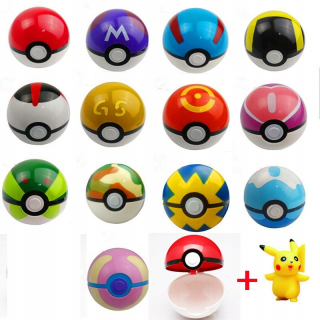 Pokémon - 13 ks Figúrka Pokemon Pokéballov Toy + Figurine
