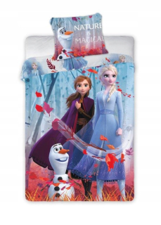Detský set paplón, vankúš - 140x200 Zmrazená ľadová pôda podstielky Anna Olaf 10