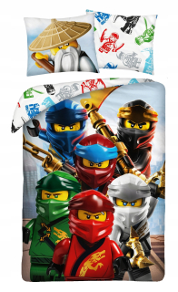 Paw Patrol - 140x200 Obliečky Lego Ninjago Päť Big Firefighter