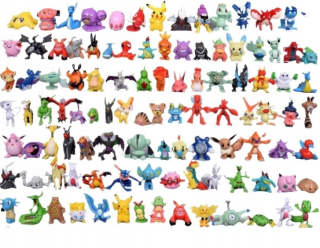 Pokemon -  144ks POKEMON GO MEGA VEĽKÉ POSTAVKY SET POSTAVIČEK