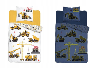 Detský set paplón, vankúš - 160x200 Bavlnená podstielka. Zakryté 3632 DD.