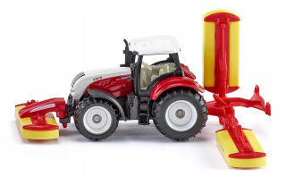 1672-siku traktor kov Steyr s kosačkou 3+