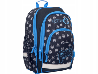 Školský batoh - 183876 Hama Light School Backpack - Black Gamer