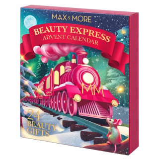 Max & More Beauty Express adventný kalendár, 24 kozmetických darčekov