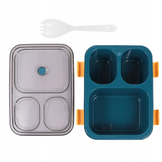 1PC 3-opakovane použiteľnej bento boxu na