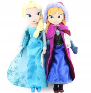 Frozen Elsa - 2 ks 50 cm Elsa a Anna Land ľadu Frozen bábiky