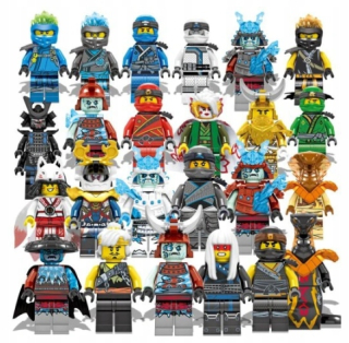 Postavička - 24 ks. Ninjago mini figuríny stavebné bloky