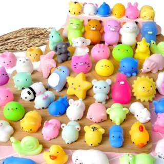 30 x SQUISHY MOCHI FIDGET KNIOTEK POP IT KNIOTEK