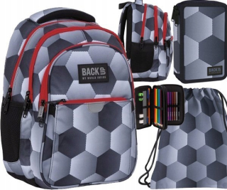 Školský batoh - 3in1 batohové futbalové puzdro s taškou Derform