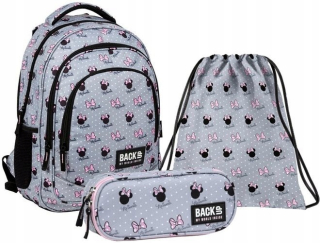 Školská taška, batoh - 3IN1 BACKPACK Puzdro na ceruzku a zálohovanie myši