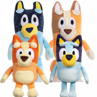 Zajačik Bing - 4KS Bluey Plush Toy Mascot a Bingo Tale 28 cm
