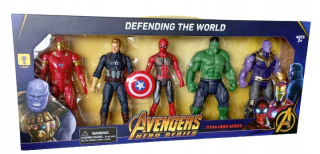 5 veľkých údaje Avengers Thanos Spiderman Hulk