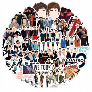 50ks 1D One Direction samolepky pre speváka