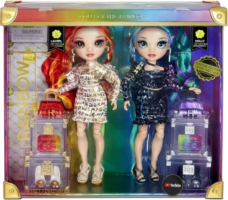 Bábika - Rainbow High Twins Laurel & Holly de