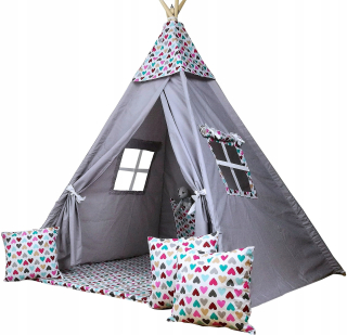 Detský domček, detský stan - Stan 5v1 Teepee Tipi Wigwam Mat + 63 farieb !!!