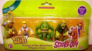 5x figúrky Scooby Doo Mates sada čísel