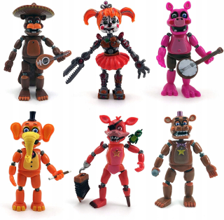 6 ks súprava čísel päť nocí AT Freddyho FNAF