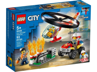 Stavebnica - 60248 Lego City Fire Helicopter letí na ration