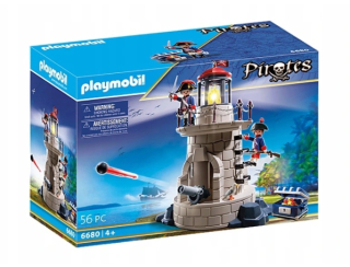 Stavebnica - 6680 Playmobil Vojenská veža s Pirate Lighting