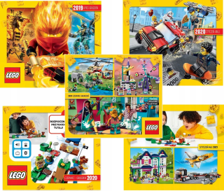 Stavebnica - 8 x Katalóg PL LEGO 2018, 2019, 2020, 2021