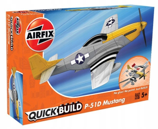AIRFIX plastové Model QuickBuild Mustang P-51D