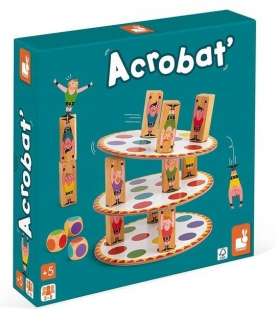 Akrobati drevené arkáda bilancie Janod