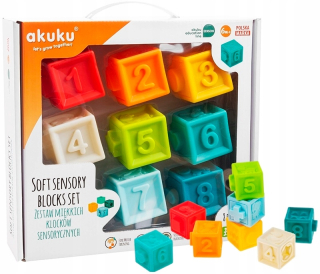 Akuku Mäkké Senzorické podložky Sensors 0m + 8ks