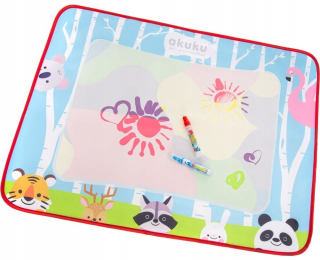 Akuku Kúzelný Water Painting Mat + Maza