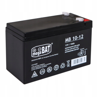 Batéria automobilu a motorky 12 V/10 AH