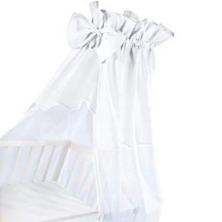Baldachýn nad postieľku - Albero Mio Canopy Universal s bielym lukom