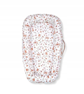 Hniezdo pre bábätko - Albero Mio Cocoon Baby F003 Forest Friends