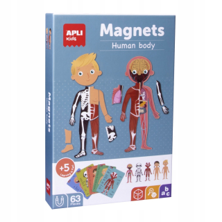 APLI KIDS ľudskom tele MAGNETIC JIGSAW