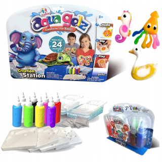 AQUA GELZ Gelse GEL KIT CREATIVE FARBY WEIGHT
